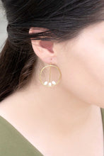 Load image into Gallery viewer, Right on Time Hook Earrings - 14K