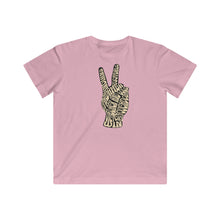 Load image into Gallery viewer, Spirit Fingers Peace Sign-Kids Fine Jersey Tee
