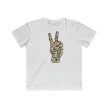 Load image into Gallery viewer, Spirit Fingers Peace Sign-Kids Fine Jersey Tee