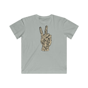 Spirit Fingers Peace Sign-Kids Fine Jersey Tee