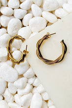 Load image into Gallery viewer, Sedona Twisted Hoop Earrings