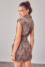 Load image into Gallery viewer, Printed Front Tie Dress