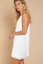 Load image into Gallery viewer, Sleeveless Deep V-neck Dress with Lace on Front