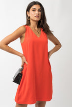Load image into Gallery viewer, Sleeveless V-Neck Dress