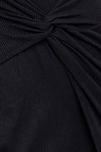 Load image into Gallery viewer, Sleeveless Twist Wrap Rib Midi Dress