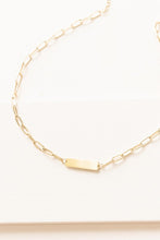 Load image into Gallery viewer, Plate Oval Chain Necklace