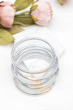Load image into Gallery viewer, Glitter Jelly Bangle Bracelets