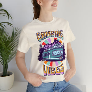 Camping Vibes -Unisex Jersey Short Sleeve Tee