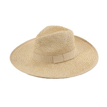 Load image into Gallery viewer, PANAMA STRAW SUN HAT