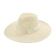 Load image into Gallery viewer, PANAMA STRAW SUN HAT