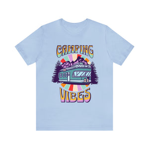Camping Vibes -Unisex Jersey Short Sleeve Tee