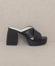 Load image into Gallery viewer, Oasis Society Carmen - Chunky Platform Mule Heel