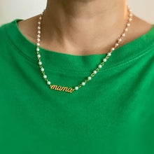 Load image into Gallery viewer, Mama Pearl Chain Necklace