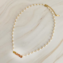 Load image into Gallery viewer, Mama Pearl Chain Necklace