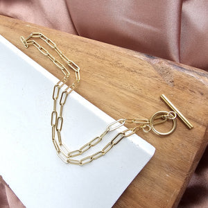 Luxe Gold Paperclip Chain - 18in