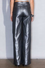 Load image into Gallery viewer, Metallic High Rise Wide Jeans