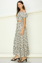 Load image into Gallery viewer, Over It Off-Shoulder Crop Top and Maxi Skirt Set