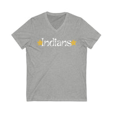 Load image into Gallery viewer, Indian Stars Unisex Jersey Short Sleeve V-Neck Tee