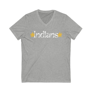 Indian Stars Unisex Jersey Short Sleeve V-Neck Tee