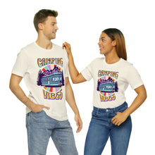 Load image into Gallery viewer, Camping Vibes -Unisex Jersey Short Sleeve Tee