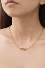 Load image into Gallery viewer, Plate Oval Chain Necklace