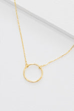 Load image into Gallery viewer, Maddox Circle Charm Necklace 14K