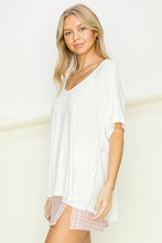 Load image into Gallery viewer, At Rest Oversized Short Sleeve Top
