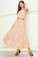 Load image into Gallery viewer, Over It Off-Shoulder Crop Top and Maxi Skirt Set