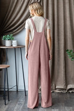 Load image into Gallery viewer, Heimish Full Size Ribbed Front Pocket Sleeveless Jumpsuit