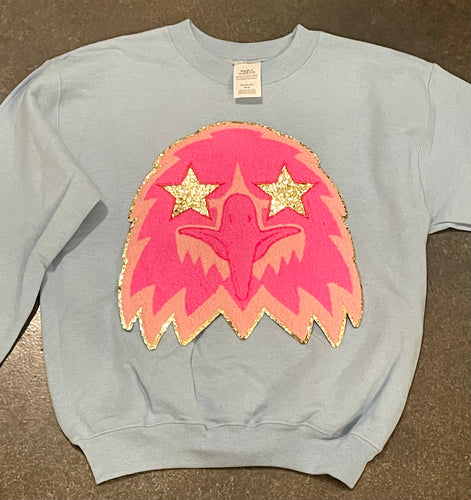 Mascot Patch Sweatshirt-Eagle