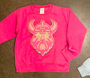 Mascot Patch Sweatshirt- VIKING