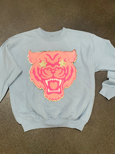 Mascot Patch Sweatshirt-Wildcat