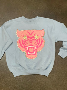 Mascot Patch Sweatshirt-Wildcat