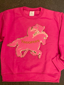 Mascot Patch Sweatshirt- Trooper (2-for-1)