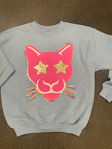 Mascot Patch Sweatshirt- Panther