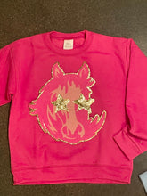 Load image into Gallery viewer, Mascot Patch Sweatshirt-MUSTANG/HORSE