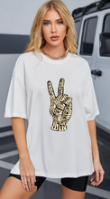 Load image into Gallery viewer, Spirit Fingers Peace Sign-Unisex Softstyle T-Shirt