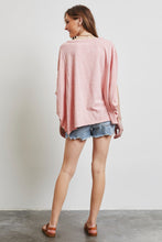 Load image into Gallery viewer, HEYSON Full Size Garment-Dyed Boat Neck Oversized Top