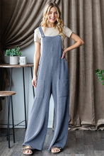 Load image into Gallery viewer, Heimish Full Size Ribbed Front Pocket Sleeveless Jumpsuit