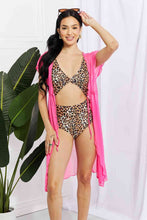 Load image into Gallery viewer, Marina West Swim Pool Day Mesh Tie-Front Cover-Up