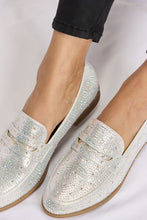 Load image into Gallery viewer, Forever Link Rhinestone Point Toe Loafers