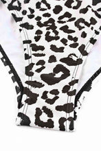 Load image into Gallery viewer, Leopard Cutout One-Shoulder One-Piece Swimsuit