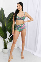 Load image into Gallery viewer, Marina West Swim Take A Dip Twist High-Rise Bikini in Sage