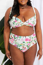 Load image into Gallery viewer, Marina West Swim Take A Dip Twist High-Rise Bikini in Cream